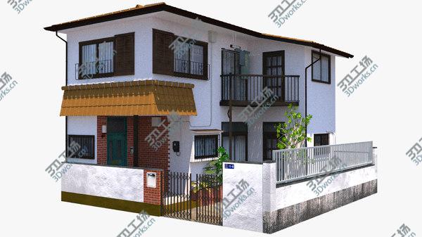 images/goods_img/20210312/3D Japanese Yellow House/1.jpg